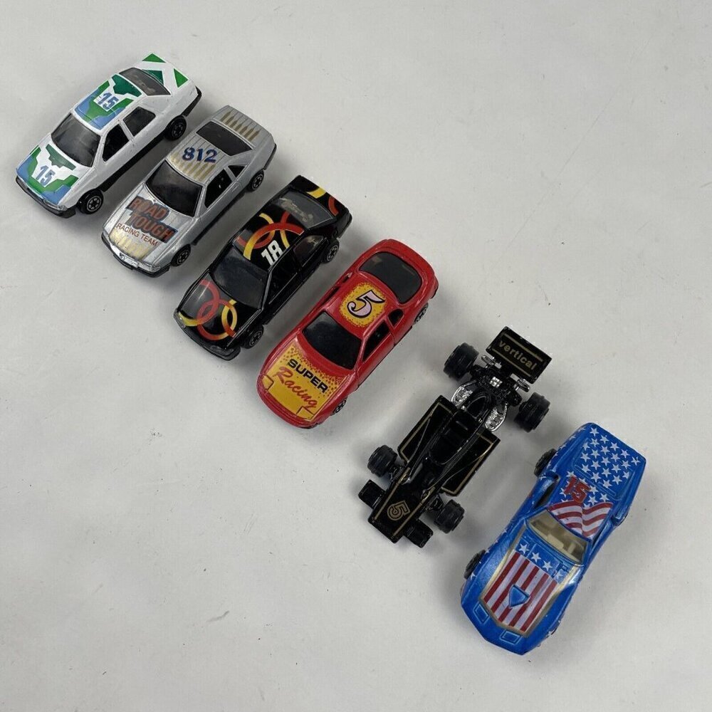 Vintage Yat Ming 1:64 Scale Diecast  Cars Lot Of 6 818 Honda Civic Rare
